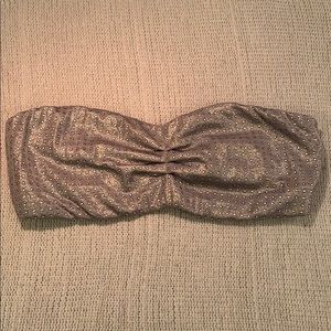 Top Secret silver bandeau